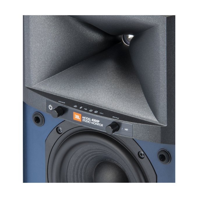 4305P Studio Monitor - Brown - Powered Bookshelf Loudspeaker System - Detailshot 3 image number null